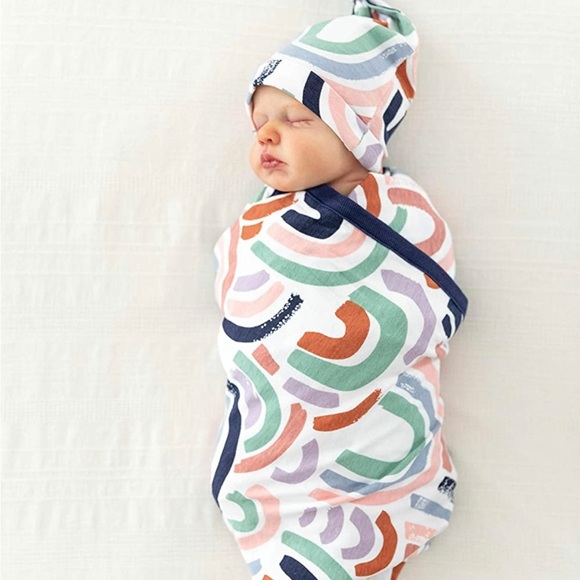 Mommy & Me Robe & swaddle set - Picture 2 of 5